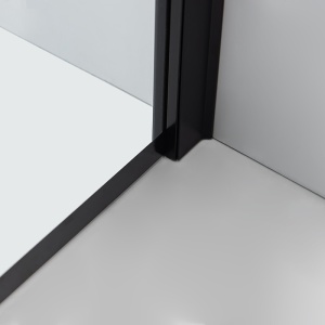 Cadita rectangulara cu rame negre sticla securizata BS03A 100 x 90 cm - Img 13