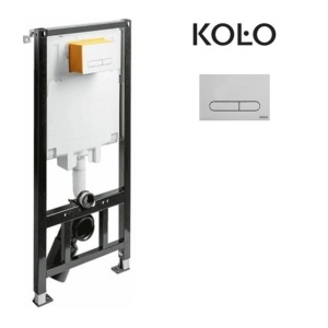 Cadru flush bideu PRO KOŁO, dimensiuni 50x113 cm, negru - Img 1