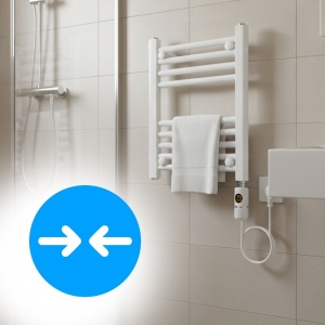Calorifer baie port prosop electric 300 W Manam alb - Img 5