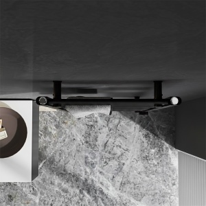 Calorifer electric de baie portprosop Katla-BL 250W, 100 x 50 cm, negru mat - Img 15