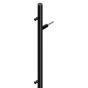 Calorifer electric portprosop vertical Kasjan negru mat – 140.5 x 3.2 cm, 75W, afisaj LED cu timer - Img 19