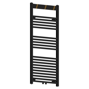 Calorifer portprosop pentru baie Yasur 120x50 cm negru mat - Img 3