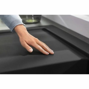 Chiuveta compozit Hansgrohe S51 SilicaTec/ Dreapta, Dimensiune 105x51cm , Culoare negru grafit - Img 2