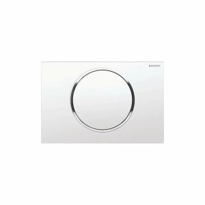 Clapeta de actionare Geberit Sigma10 alb cu margine crom