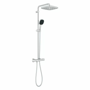 Coloana de dus cu baterie termostatata Grohe Vitalio Start Cube 250 crom lucios - Img 4