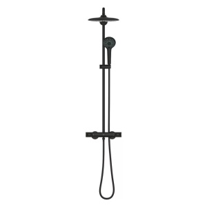 Coloana de dus cu baterie termostatata negru mat Grohe Euphoria 260 - Img 2