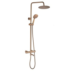Coloana de dus cu termostat Rea Lungo Diamond cupru - Img 3