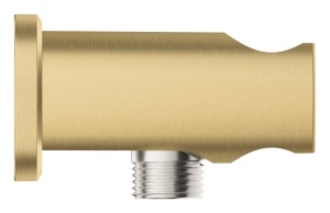Cot de ieșire pentru duș cu suport pentru pară Grohe Rainshower, 1/2" x 1/2", auriu periat Cool Sunrise, 26658GN0 - Img 2