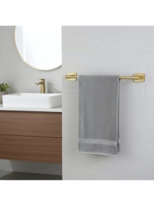 Cuier de baie auriu Nico Brush Gold 5901 - Img 3