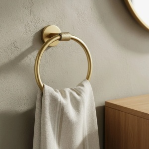 Cuier de baie port prosop Ring 5710 Galo Brush Gold - Img 2