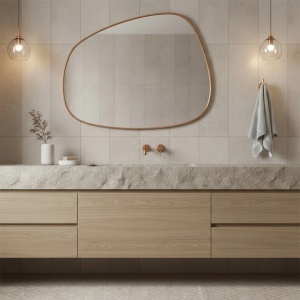 Cuier de baie Rea Tomi 5805 Brush Copper - Img 3