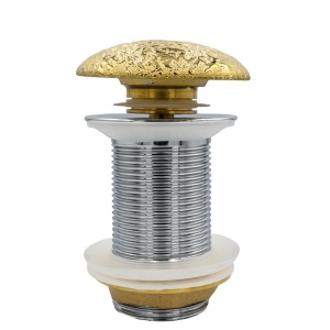 DOP DE ÎNCHIDERE SCURGERE CLICK-CLACK PENTRU LAVOAR SAM-GL-S STRUCTURĂ GOLD 70 MM - Img 4