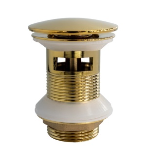 DOP DE LAVOAR AUTOMAT CLICK-CLACK CU PREAPLIN ALEK-GL-P GOLD 70 MM - Img 5