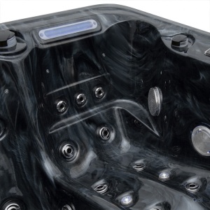 Jacuzzi pentru gradina sau terasa SPA405 interior negru exterior negru 195 x 140 cm - Img 12