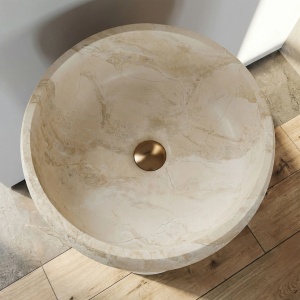 Lavoar freestanding imitatie piatra REA Cheri - Img 8