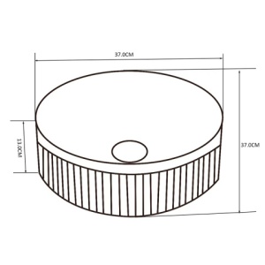 Lavoar pe Blat LAVA-MTB-RF-370 Negru mat, Canelat - Img 5