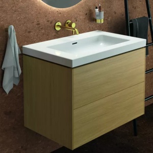 Lavoar pe mobilier Ideal Standard Atelier Extra alb lucios cu orificiu preaplin 81 cm - Img 11