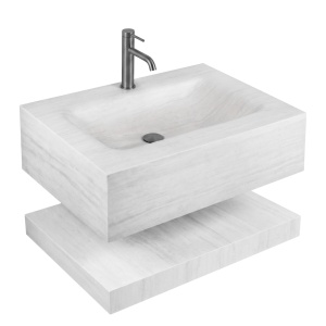 Lavoar suspendat cu raft Rea Apollo Muralto Roma 70