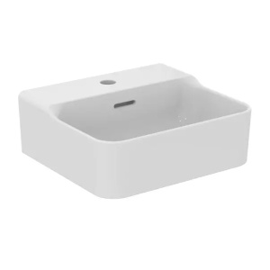 Lavoar suspendat Ideal Standard Atelier Conca alb lucios cu orificiu baterie si preaplin 40 cm - Img 1
