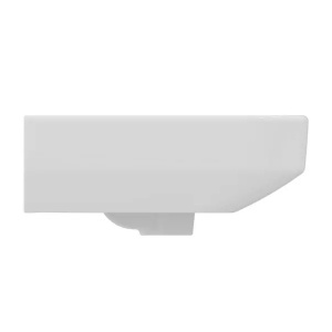 Lavoar suspendat Ideal Standard i.life B alb lucios SmartGuard 45 cm cu orificiu baterie si preaplin - Img 4
