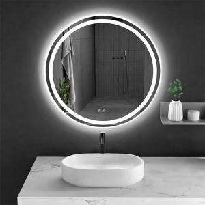 Oglinda de baie cu LED in 3 culori si dezaburire Izyda 80 cm - Img 11
