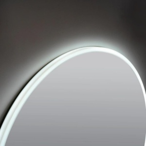 Oglinda LED 80cm, Sistem Dezaburire, Lumina reglabila, Afisaj Ora si Temperatura - Img 3