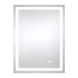 Oglinda LED dreptunghiulara cu 3 tipuri de lumina si dezaburire Bella 60 x 80 - Img 2