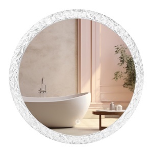 Oglinda rotunda baie cu LED 60cm YH-3562