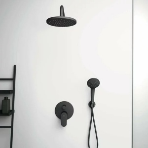 Palarie dus Ideal Standard IdealRain negru mat 200 mm - Img 4