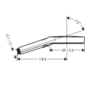 Para de dus Hansgrohe Rainfinity 130 alb mat 3 tipuri de jet - Img 7