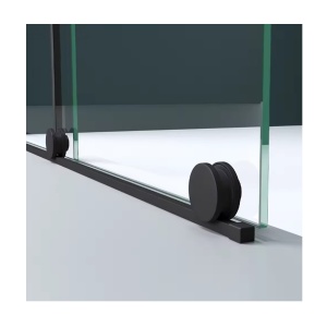 Paravan de dus tip Walk-in Odea Black, Dimensiuni la Alegere, Sticla Securizata 8mm - Img 7