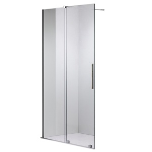 Perete de dus cu rame cromate, sticla 8mm, Astra CH-A-130, 130 cm