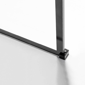 Perete de dus Walk-In SH04B, Dimensiune 80cm, Sticla securizata 8mm, Culoare Negru - Img 7