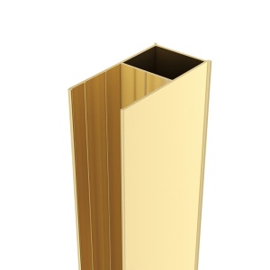 Profil de extensie pentru cabine de dus, Brush Gold - Img 5