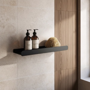 Raft pentru baie SF03 45cm black matt - Img 2