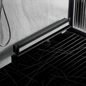Rigola de duș liniară cu sifon fix si montaj pe perete Wall DL09 50 cm – Inox - Img 11