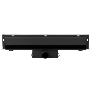Rigola de duș liniară cu sifon fix si montaj pe perete Wall DL09 70 cm – Negru