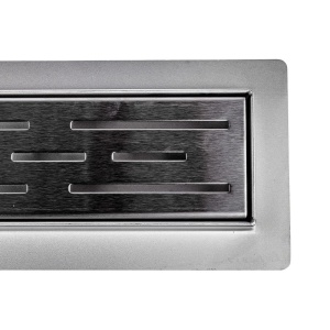 Rigola de duș liniară cu sifon fix și randament ridicat Classic DL01 100 cm – Inox - Img 11