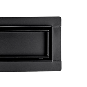 Rigola de dus liniara cu sifon fix si randament ridicat DL01 70 cm negru - Img 13