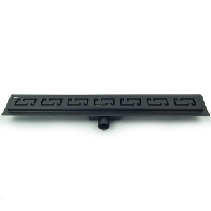 Rigola de duș liniară cu sifon fix și randament ridicat Omega DL01 70 cm – Negru - Img 12