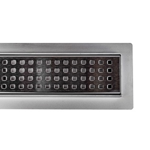 Rigola de duș liniară cu sifon fix și randament ridicat Qube DL01 90 cm – Inox - Img 11