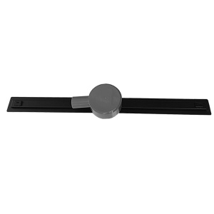 Rigola de duș liniară cu sifon rotativ și randament ridicat Slim DL03 80 cm – Negru - Img 15