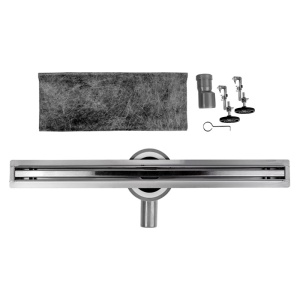 Rigola de dus liniara cu sifon rotativ si randament ridicat Slim DL03 100 cm – inox - Img 10