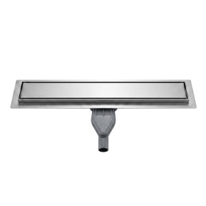 Rigola de dus liniara DL05 inox 100 cm cu gratar reversibil 2 in 1 si sifon rotativ 360 - Img 17