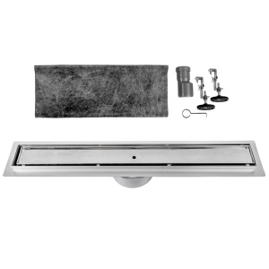 Rigola pentru dus din inox cu sifon rotativ si randament ridicat DL02 80 cm - Img 2