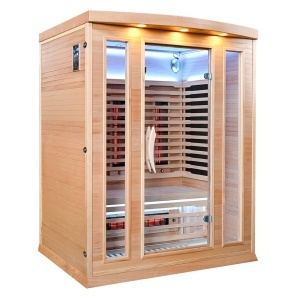 Sauna cu infrarosu MO-A3R LUX, pentru 3 persoane 150 x x105 x 190 cm - Img 10