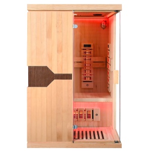 Sauna cu infrarosu MO-B2 PR, pentru 2 persoane 120 x 105 x 190 cm - Img 2