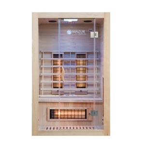 Sauna cu infrarosu pentru 2 persoane EA2R 120 x 105 x 190 cm - Img 2