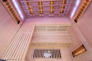 Sauna cu infrarosu si cromoterapie pentru 4 persoane EA4RS 180 x 160 x 200 cm - Img 13