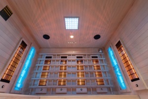 Sauna cu infrarosu si cromoterapie pentru 4 persoane EA4RS 180 x 160 x 200 cm - Img 23